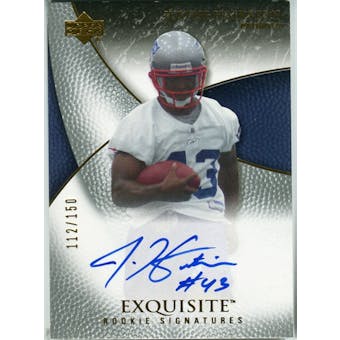 2007 Upper Deck Exquisite Collection #86 Justise Hairston RC Autograph /150