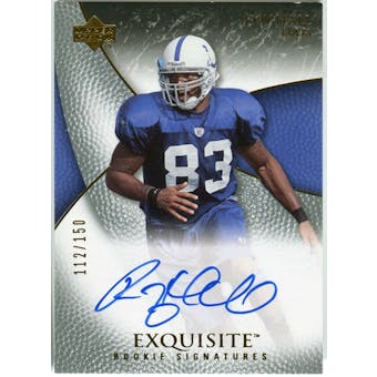 2007 Upper Deck Exquisite Collection #98 Roy Hall RC Autograph /150