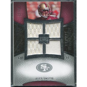 2007 Upper Deck Exquisite Collection Maximum Jersey Silver #AS Alex Smith QB /75