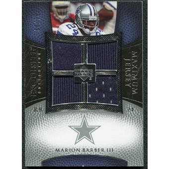 2007 Upper Deck Exquisite Collection Maximum Jersey Silver #BM Marion Barber /75