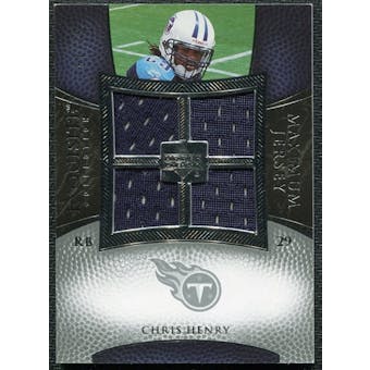 2007 Upper Deck Exquisite Collection Maximum Jersey Silver #CH Chris Henry RB /75