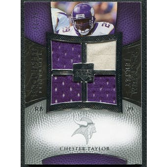 2007 Upper Deck Exquisite Collection Maximum Jersey Silver #CT Chester Taylor /75