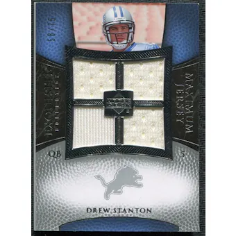 2007 Upper Deck Exquisite Collection Maximum Jersey Silver #DS Drew Stanton /75
