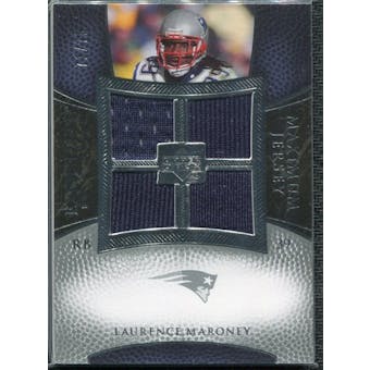 2007 Upper Deck Exquisite Collection Maximum Jersey Silver #LM Laurence Maroney /75