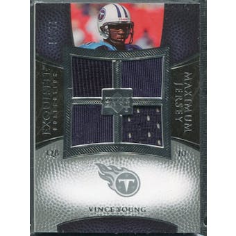 2007 Upper Deck Exquisite Collection Maximum Jersey Silver #VY Vince Young /75