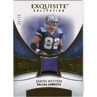 2007 Upper Deck Exquisite Collection Patch Gold #JH Jason Witten 9/50