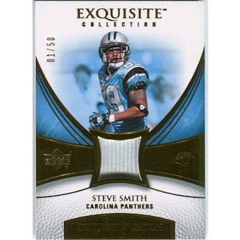 2007 Upper Deck Exquisite Collection Patch Gold #SS Steve Smith /50