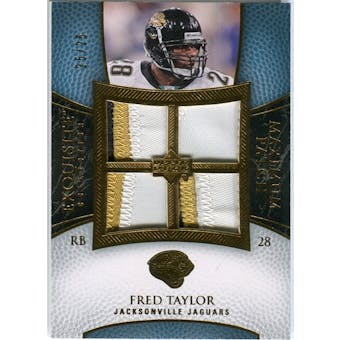 2007 Upper Deck Exquisite Collection Maximum Patch #FT Fred Taylor /25