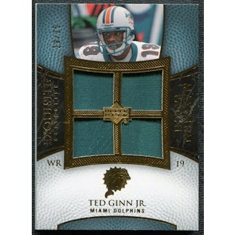 2007 Upper Deck Exquisite Collection Maximum Patch #TG Ted Ginn Jr. 19/25