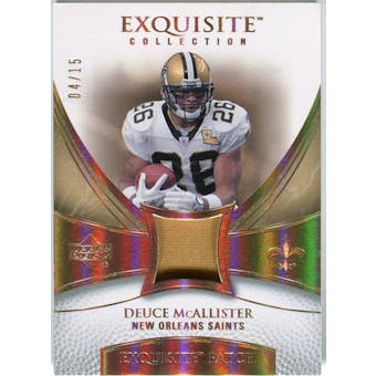 2007 Upper Deck Exquisite Collection Patch Spectrum #MC Deuce McAllister 04/15