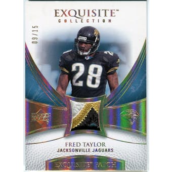 2007 Upper Deck Exquisite Collection Patch Spectrum #FT Fred Taylor 09/15