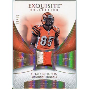 2007 Upper Deck Exquisite Collection Patch Spectrum #JO Chad Johnson 15/15