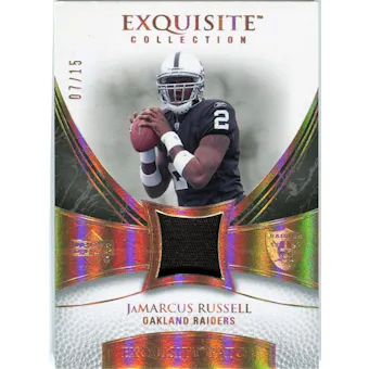 2007 Upper Deck Exquisite Collection Patch Spectrum #JR JaMarcus Russell 07/15