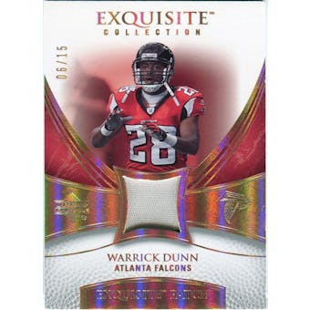 2007 Upper Deck Exquisite Collection Patch Spectrum #WD Warrick Dunn 06/15