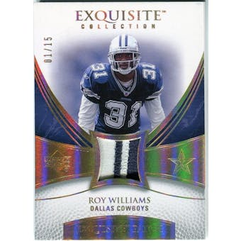2007 Upper Deck Exquisite Collection Patch Spectrum #WR Roy Williams S 01/15