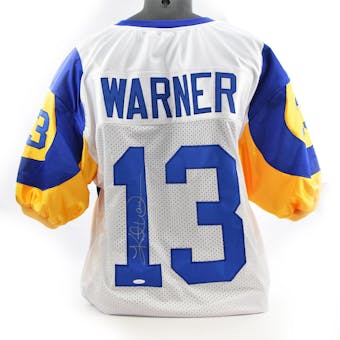 Kurt Warner St. Louis Rams Custom Jersey TriStar COA #719286 (Reed Buy)
