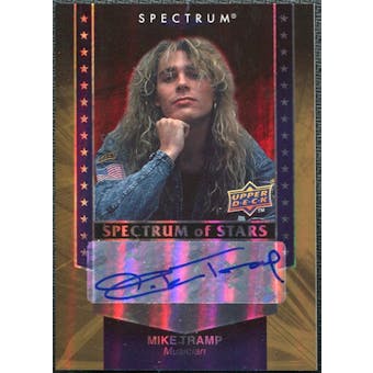 2008 Upper Deck Spectrum Spectrum of Stars Signatures #TR Mike Tramp Autograph