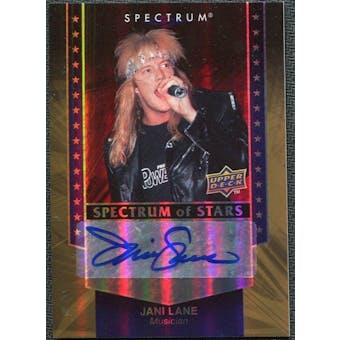 2008 Upper Deck Spectrum Spectrum of Stars Signatures #JL Jani Lane Autograph