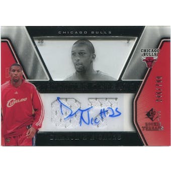 2007/08 Upper Deck SP Rookie Threads #83 Demetris Nichols Autograph /799