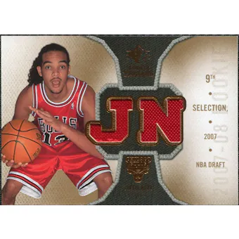 2007/08 Upper Deck SP Rookie Threads Rookie Threads #RTJN Joakim Noah