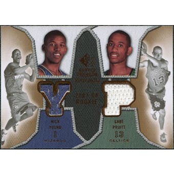 2007/08 Upper Deck SP Rookie Threads Dual #YP Nick Young Gabe Pruitt