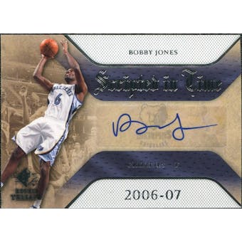 2007/08 Upper Deck SP Rookie Threads Scripted in Time #BJ Bobby Jones Autograph