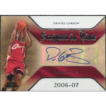 2007/08 Upper Deck SP Rookie Threads Scripted in Time #DG Daniel Gibson Autograph