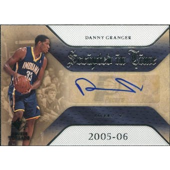2007/08 Upper Deck SP Rookie Threads Scripted in Time #GR Danny Granger Autograph