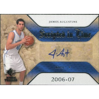 2007/08 Upper Deck SP Rookie Threads Scripted in Time #JA James Augustine Autograph