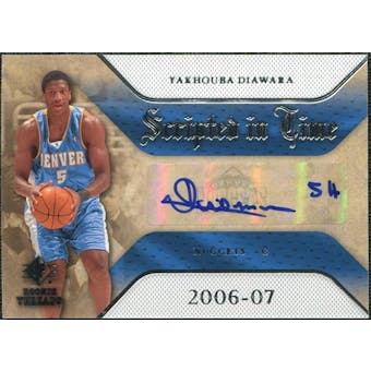 2007/08 Upper Deck SP Rookie Threads Scripted in Time #YD Yakhouba Diawara Autograph