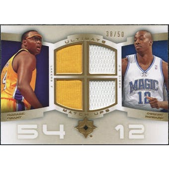 2007/08 Upper Deck Ultimate Collection Matchups Gold #GH Horace Grant Dwight Howard /50