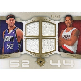 2007/08 Upper Deck Ultimate Collection Matchups Gold #MF Brad Miller Channing Frye /50