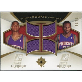 2007/08 Upper Deck Ultimate Collection Rookie Matchups Gold #ST Alando Tucker D.J. Strawberry /50