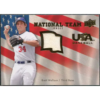 2008 Upper Deck USA National Team Jerseys #BW Brett Wallace