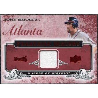 2008 Upper Deck UD A Piece of History Franchise History Jersey #FH4 John Smoltz