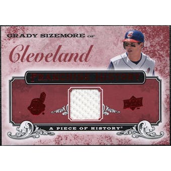 2008 Upper Deck UD A Piece of History Franchise History Jersey #FH16 Grady Sizemore