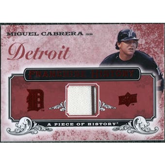2008 Upper Deck UD A Piece of History Franchise History Jersey #FH22 Miguel Cabrera