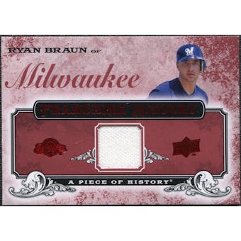 2008 Upper Deck UD A Piece of History Franchise History Jersey #FH29 Ryan Braun