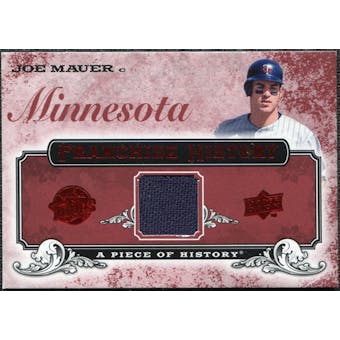 2008 Upper Deck UD A Piece of History Franchise History Jersey #FH30 Joe Mauer