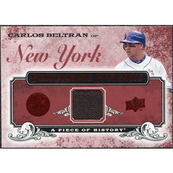 2008 Upper Deck UD A Piece of History Franchise History Jersey #FH31 Carlos Beltran