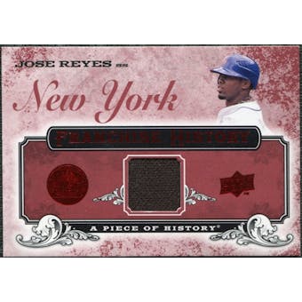 2008 Upper Deck UD A Piece of History Franchise History Jersey #FH34 Jose Reyes