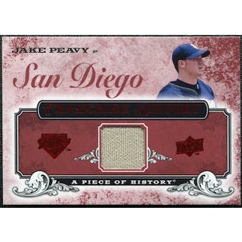 2008 Upper Deck UD A Piece of History Franchise History Jersey #FH44 Jake Peavy