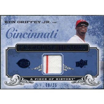2008 UD A Piece of History Franchise History Jersey Blue #FH14 Ken Griffey Jr. /25