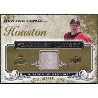 2008 Upper Deck UD A Piece of History Franchise History Jersey Gold #FH24 Hunter Pence /99