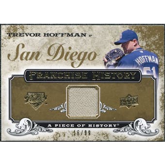 2008 Upper Deck UD A Piece of History Franchise History Jersey Gold #FH45 Trevor Hoffman /99