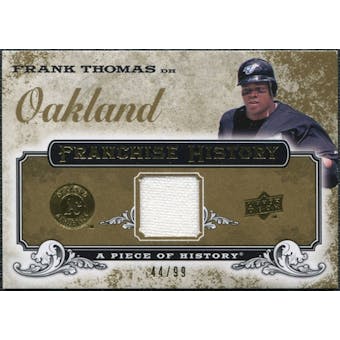 2008 Upper Deck UD A Piece of History Franchise History Jersey Gold #FH49 Frank Thomas /99