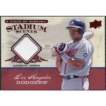 2008 Upper Deck UD A Piece of History Stadium Scenes Jerseys #SS28 Andruw Jones