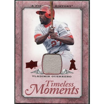 2008 Upper Deck UD A Piece of History Timeless Moments Jersey #24 Vladimir Guerrero