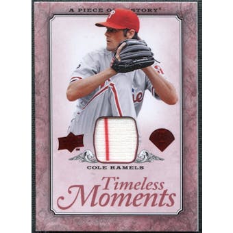 2008 Upper Deck UD A Piece of History Timeless Moments Jersey #41 Cole Hamels
