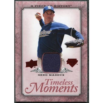 2008 Upper Deck UD A Piece of History Timeless Moments Jersey #43 Greg Maddux